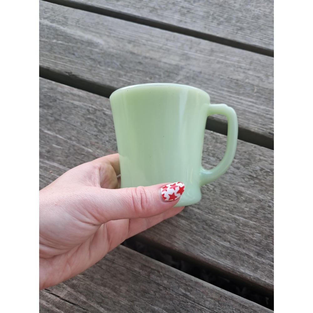 Vintage Fire King Ware Jadeite Coffee Mug